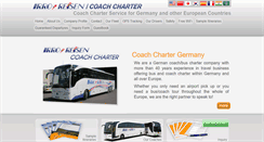 Desktop Screenshot of coach-charter-germany.com