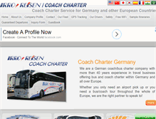 Tablet Screenshot of coach-charter-germany.com